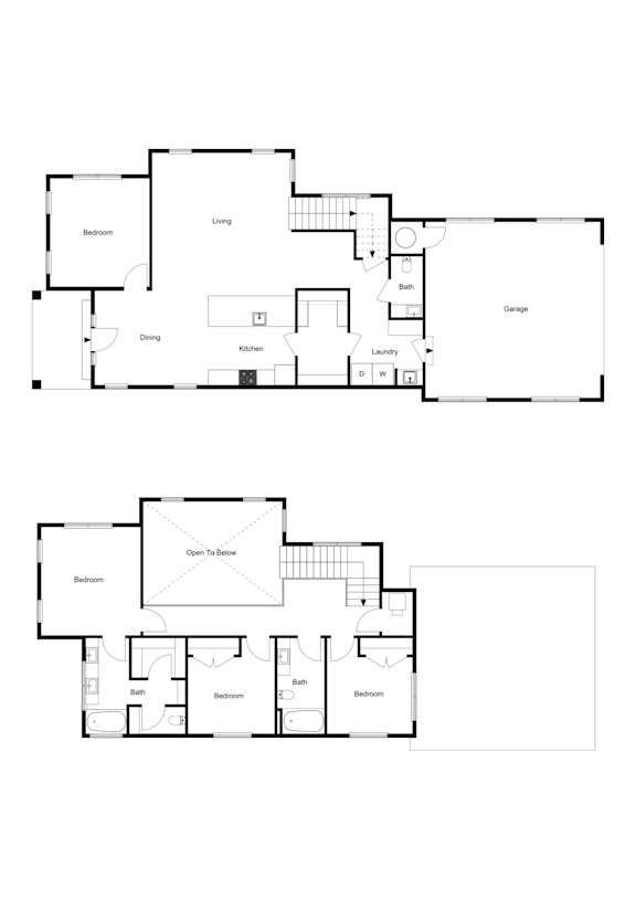 Vaseo Townhomes - Lehi, Utah | Single Family Home 2D Floor Plan