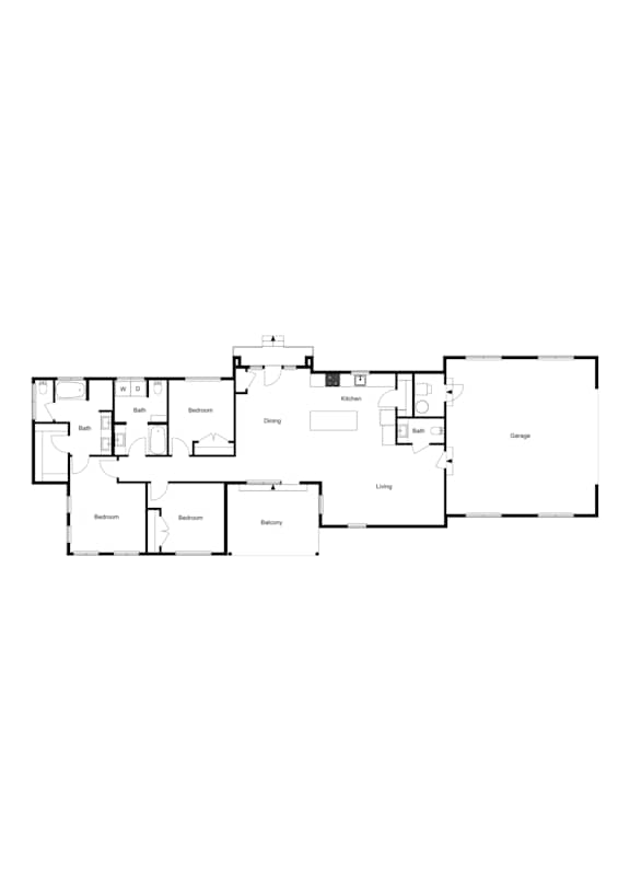 Vaseo Townhomes - Lehi, Utah | Single Family Home 2D Floor Plan