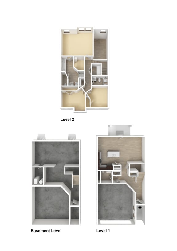 a floor plan with a mix of conventional and unconventional furniture