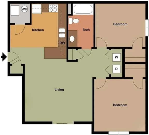a diagram of a floor plan of a house