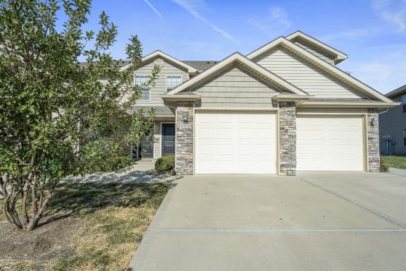 Exterior front of townhome