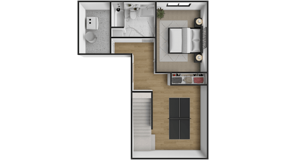 3D Rendering - Basement