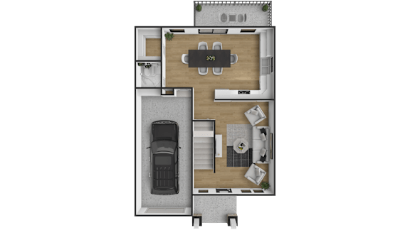 3D Rendering - Main Floor