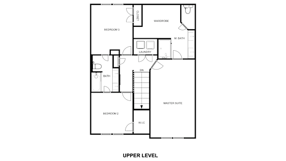 2D Line Drawing - 2nd Floor