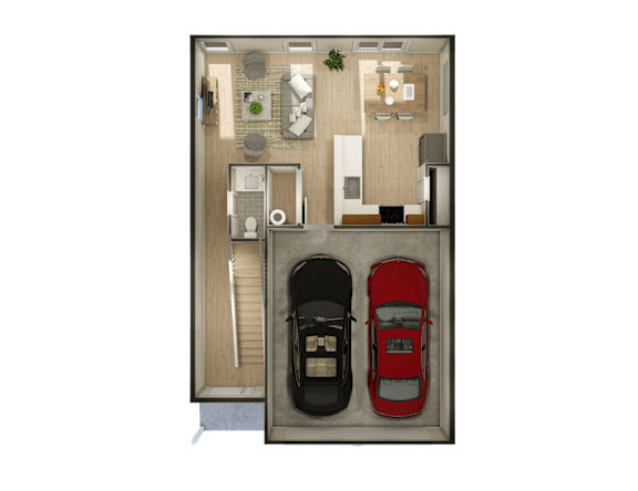 3D Rendering - Main Floor