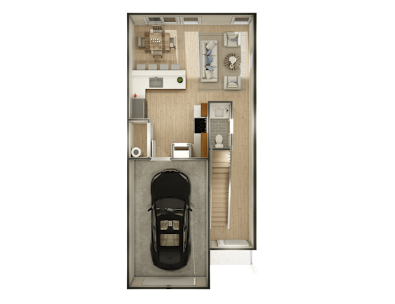 3D Rendering - Main Floor