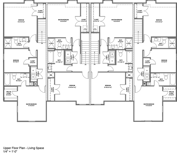 2D Line Drawing - 2nd Floor