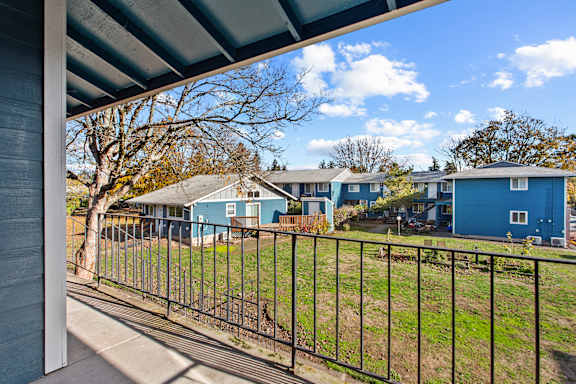 Outdoor Landing at Garden Villa Apartments, Portland, OR