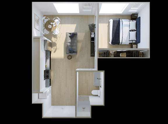 A bathroom with a sink, toilet, and a mirror.