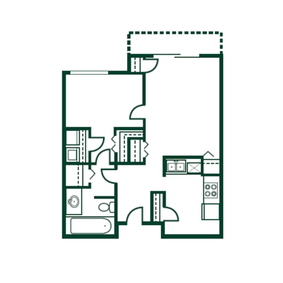 a floor plan of a house vector illustration isolated on white