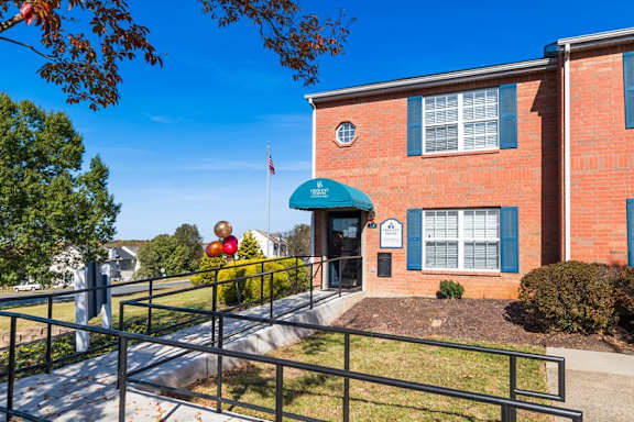 Entrance Pathway at Crescent Pointe Townhomes, Virginia