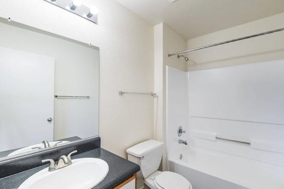 Bathroom With Bathtub at Crescent Pointe Townhomes, Virginia, 22554