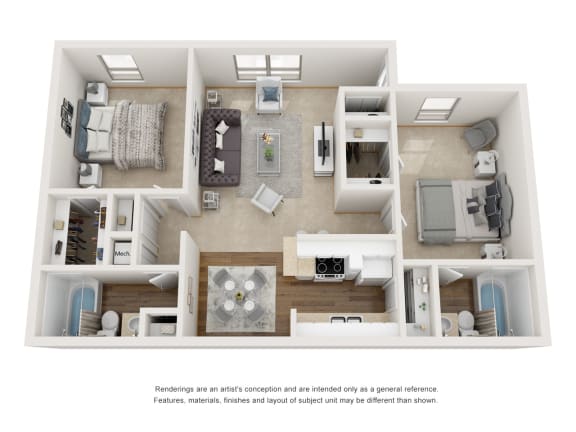 Magnolia Floor Plan at Greenridge, North Charleston, SC, 29406