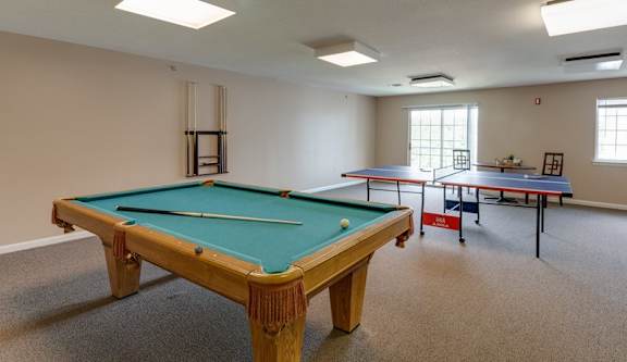Billiards Table at River Run Senior Apartments, Woodbridge