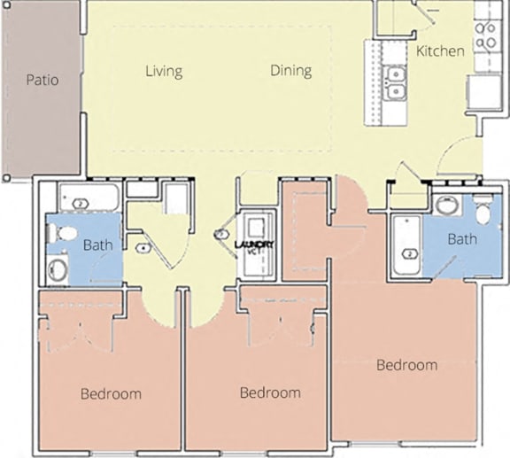 The Lyric Floor Plan at Woodwind Villa, Woodbridge, 22191