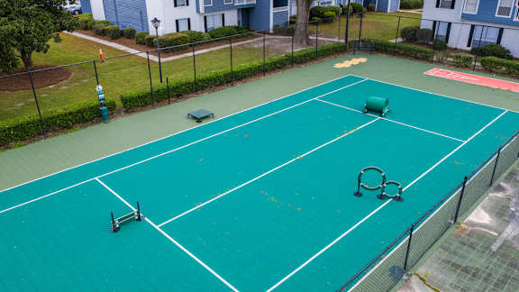 Tennis Court at Dwell at Greenridge, North Charleston, SC, 29406