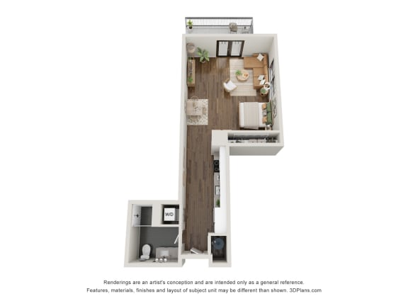 0D Floor Plan 0D Floor Plan at Casa Marti, Tampa, FL
