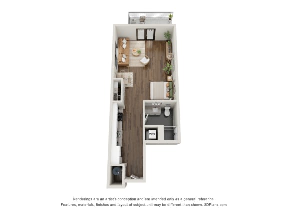0E Floor Plan at Casa Marti, Florida, 33605