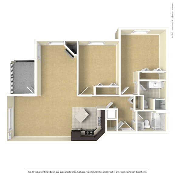 Floor Plan  2 Bed 2 Bath Floor Plan at Summit Ridge, Duluth, MN, 55811