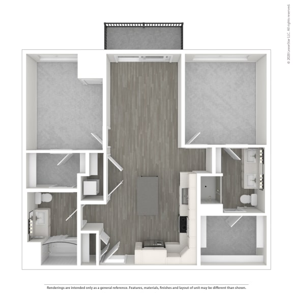 a 2103 sqft floor plan  1 bedroom at Vue at Bluestone, Duluth, 55803