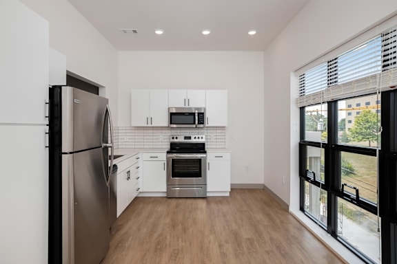 Open Concept Kitchen at Converge KC Uptown, Kansas City