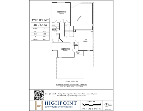 the floor plan of the high point condos