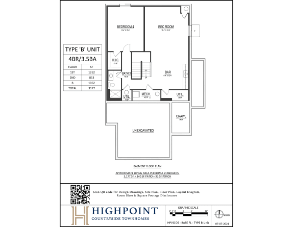 Floor Plan  a floor plan of a house with a garage and a loft