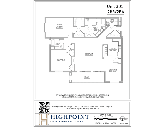 the floor plan of unit 310b2a