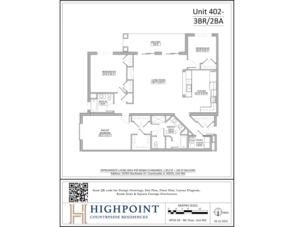 the floor plan of unit 2201 33rd ave dc
