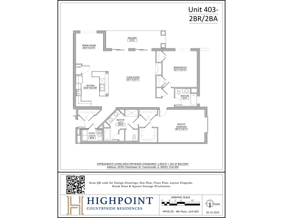 the floor plan of unit