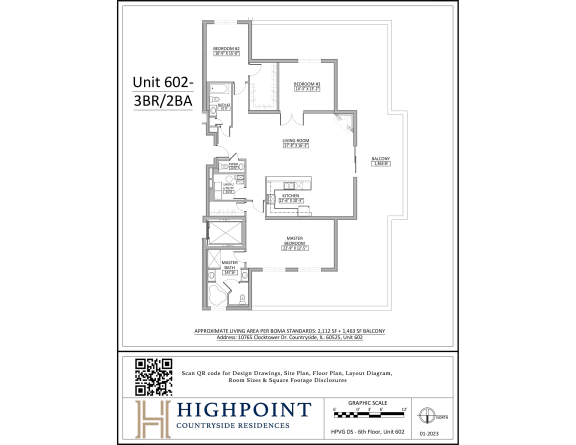 Floor Plan  the floor plan of unit 602d
