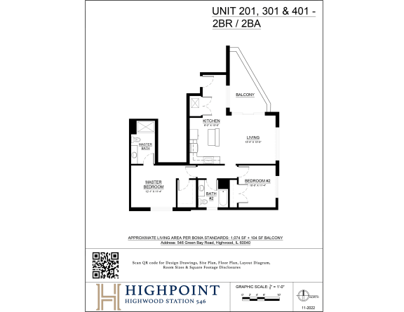 a floor plan of a unit with a loft