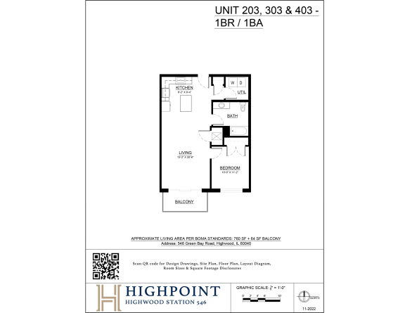 plan 1 br 840 sq ft