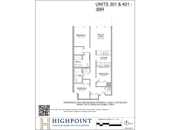 the floor plan of unit 310  310b