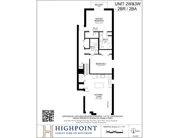 the highpoint floor plan  unit 2234