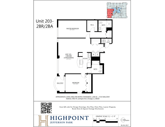 the floor plan of unit 2325 2nd ave