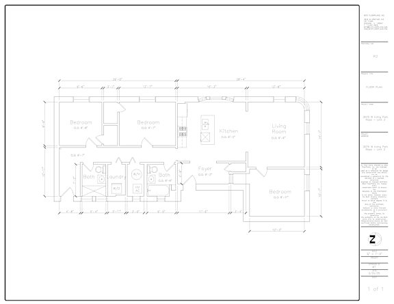 3 Bed 2 Bath Apartment
