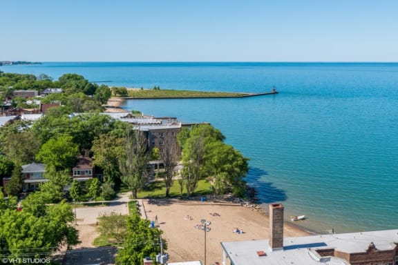 Views of Lake Michigan from 1033 W Loyola  at 1033 W Loyola, Illinois