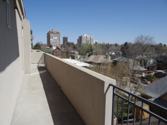 Massive balconies