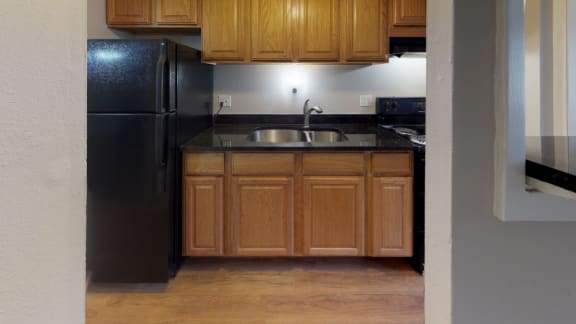 Kitchen area at 1303 Columbine in Denver, CO