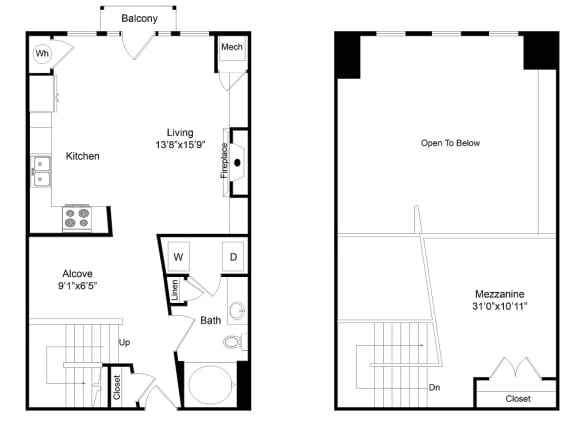 a floor plan and a blueprint of a house