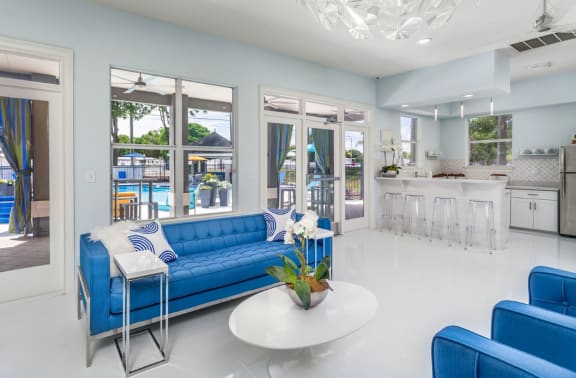 Wonderful Resident Lounge Space  at Fusion Apartments, Orlando, Florida