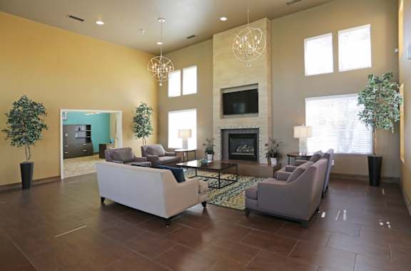 Leasing office sitting area at Canon de Arrowhead in Albuquerque, New Mexico