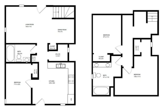 909 Leavitt three bedroom two bath