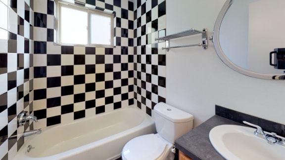 Bathroom with character