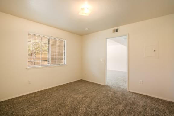 Bedroom with lots of natural lighting