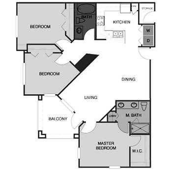 an illustration of a floor plan of a house