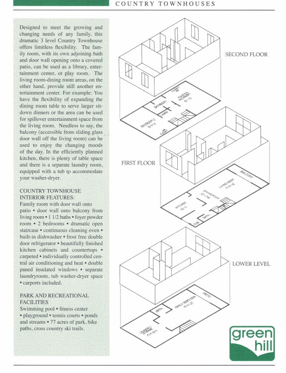 a diagram of a building with two diagrams of floors and boxes