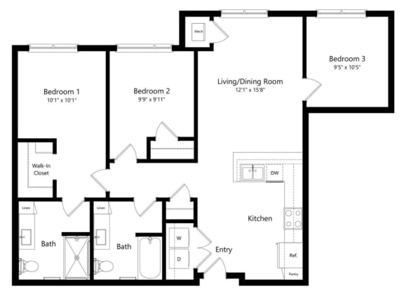 arbor_court_affordable_apartment_three_bedroom_st_louis_park_minnesota