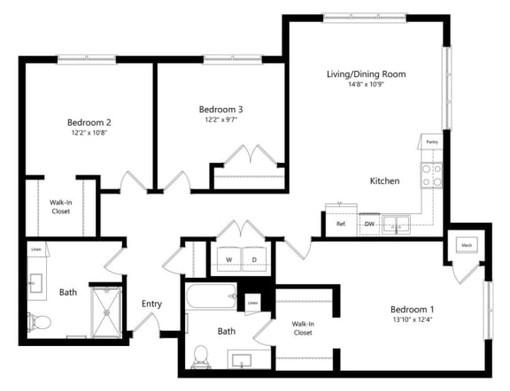 arbor_court_affordable_apartment_three_bedroom_st_louis_park_minnesota
